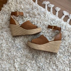 Size 8 Marc Fisher Espadrille Wedges